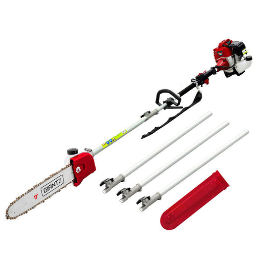 Giantz 62CC Pole Chainsaw 12in Chain Saw Petrol 4.3m Long