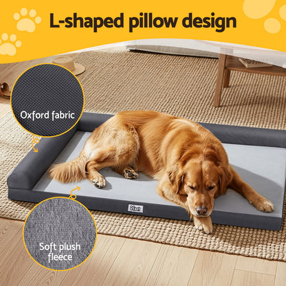 Pet Bed Plush Soft Cushion Egg Crate Large Sofa Platform Removable Washable