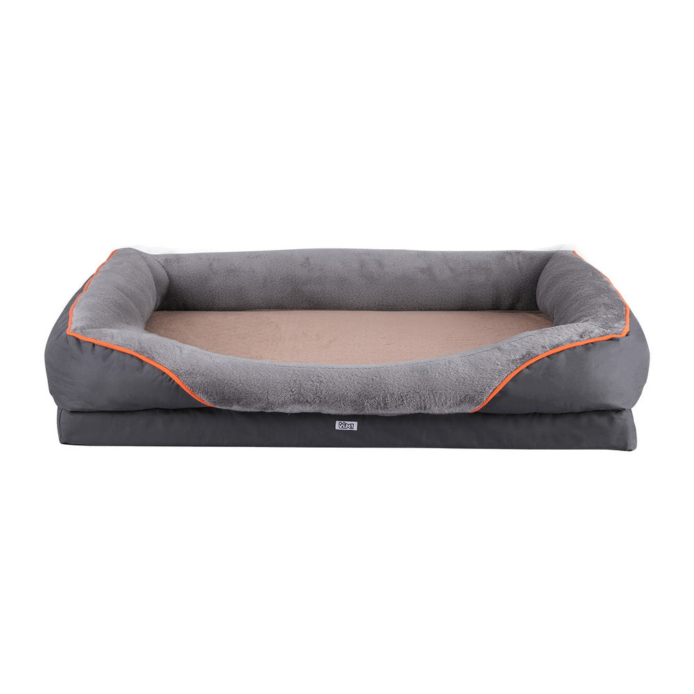 Pet Bed Orthopedic Washable Dog Bed Plush Fleece Sofa Cushion Mat