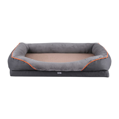 Pet Bed Orthopedic Washable Dog Bed Plush Fleece Sofa Cushion Mat