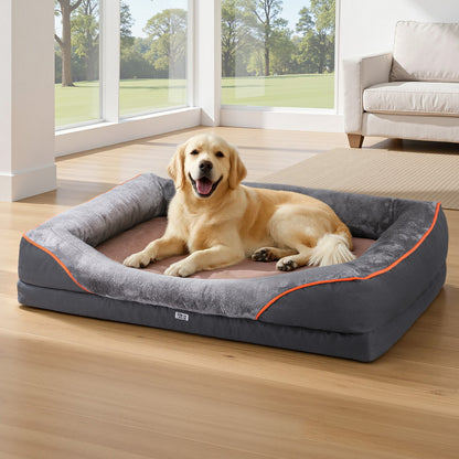 Pet Bed Orthopedic Washable Dog Bed Plush Fleece Sofa Cushion Mat