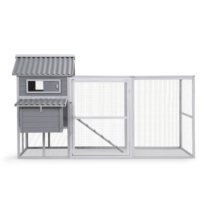 Chicken Coop Rabbit Hutch Extra Large Wooden Run Bunny Cage Poultry House Outdoor