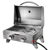 Grillz Portable Gas BBQ Grill – 2 Burners