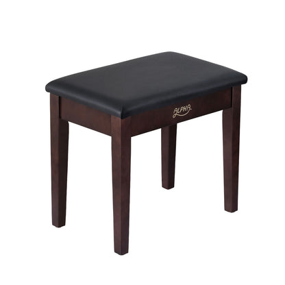 Alpha Piano Bench Stool with Storage Wooden PU Leather