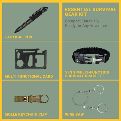 Survival Tactical Kit - 32-in-1 Survival Essentials