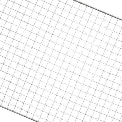 Samland 22x12cm BBQ Grill Mesh Fish Meat Rectangle Net Mat Barbecue Pad for Camping