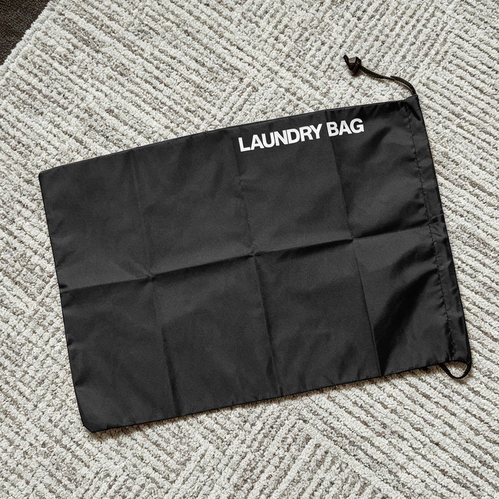 2Pcs Water Resistant Drawstring Laundry & Storage Bag, Reusable Clothes Bag for Travel, Gym, Sports & Everyday Use