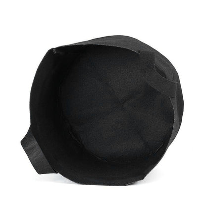 5pcs Grow Bag 5 Gallon Breathable Thickened Plant Fabric Pots with Handles for Trees Flowers Black