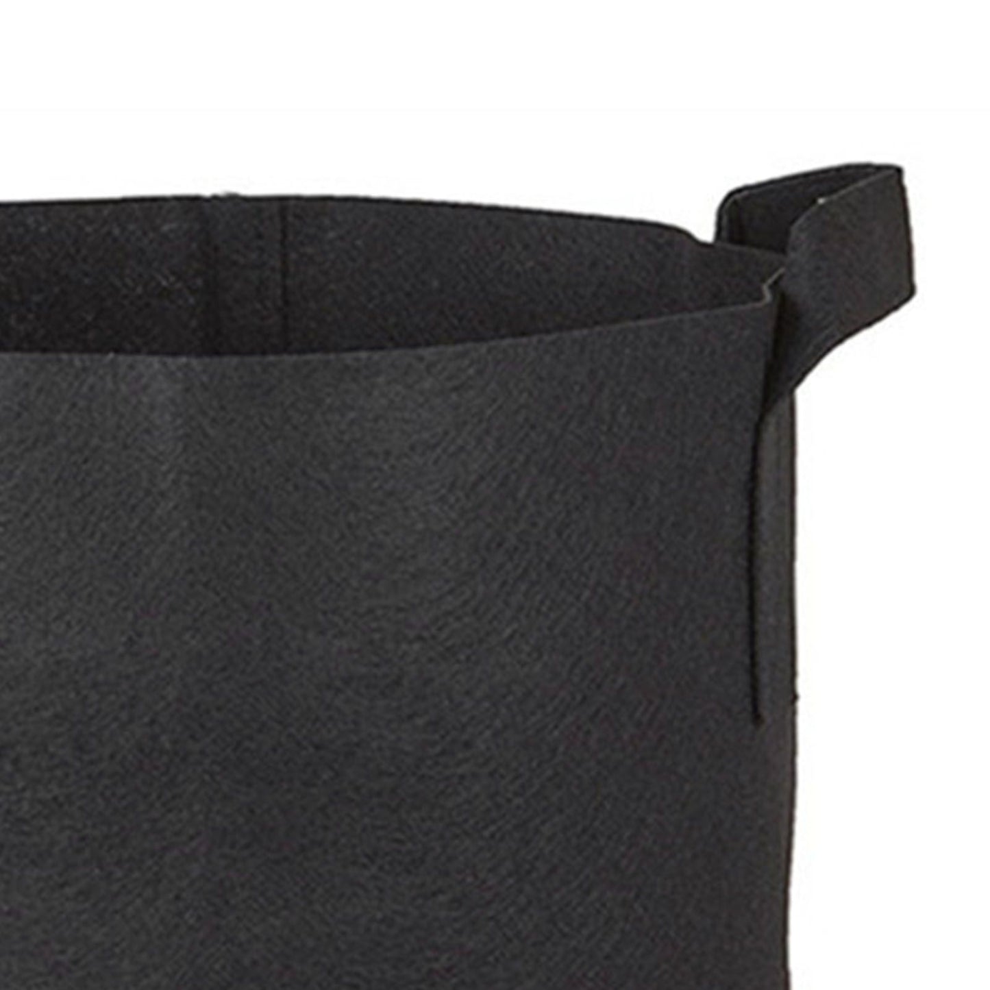 5pcs Grow Bag 5 Gallon Breathable Thickened Plant Fabric Pots with Handles for Trees Flowers Black