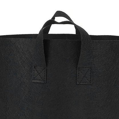 5pcs Grow Bag 5 Gallon Breathable Thickened Plant Fabric Pots with Handles for Trees Flowers Black