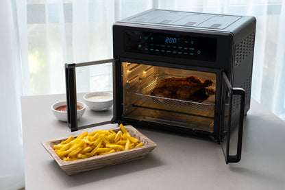 25L Air Fryer Convection Oven with 360 Cooking & French Doors
