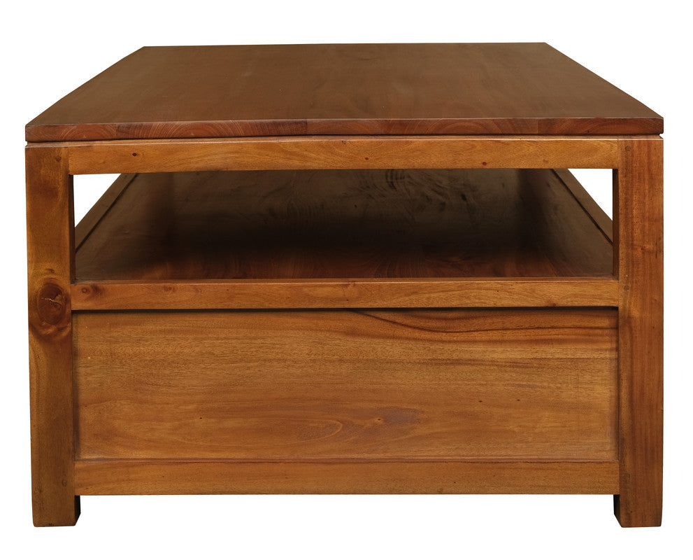Amsterdam 4 Drawer Coffee Table (Light Pecan)