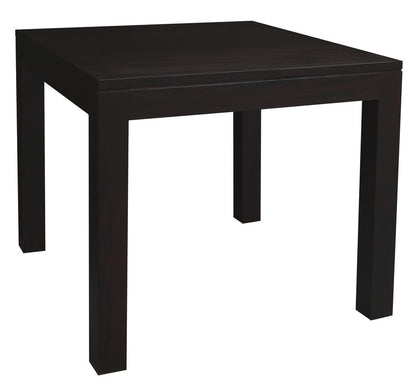 Amsterdam Solid Mahogany Timber Dining Table 90 x 90 cm (Chocolate)