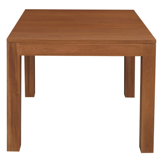 Amsterdam Solid Mahogany Timber Dining Table 90 x 90 cm (Light Pecan)