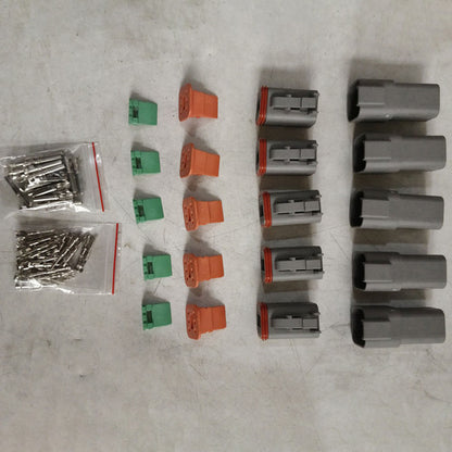 5 Deutsch DT 6 Way Pin Male/Female Electrical Connector Plug