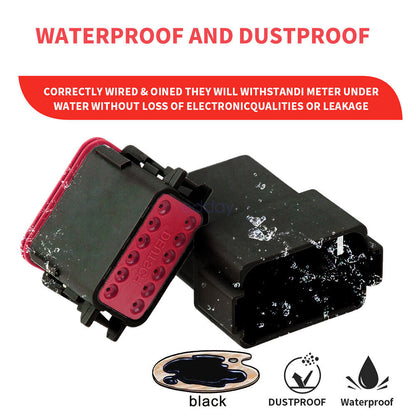 BLACK??1700x Deutsch DT Connector Genuine Deutsch Crimp Tool Auto Marine