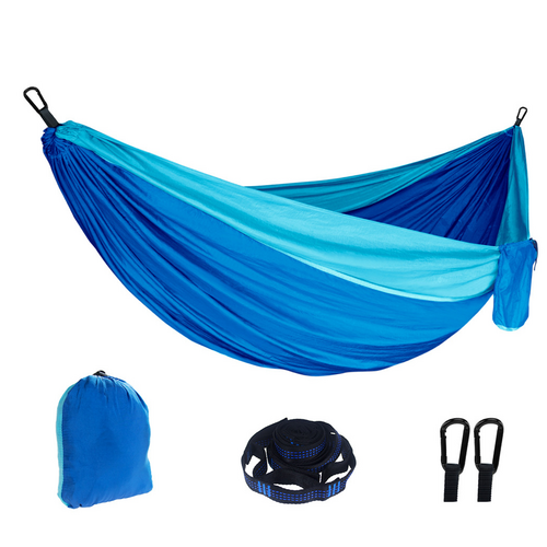 Outdoor Camping Hammock Lightweight 260x140cm - Dark Blue