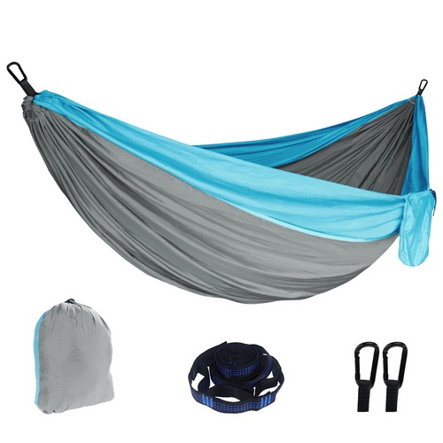 Outdoor Camping Hammock Lightweight 260x140cm - Grey