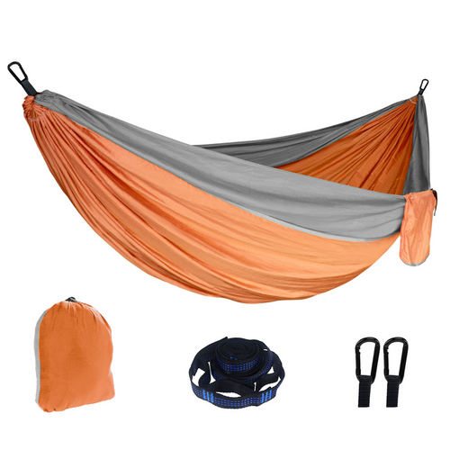Outdoor Camping Hammock Lightweight 260x140cm - Orange