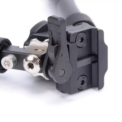 6.5- 9" Foldable QD Picatinny Rail Mount V8 Adjustable Bipod