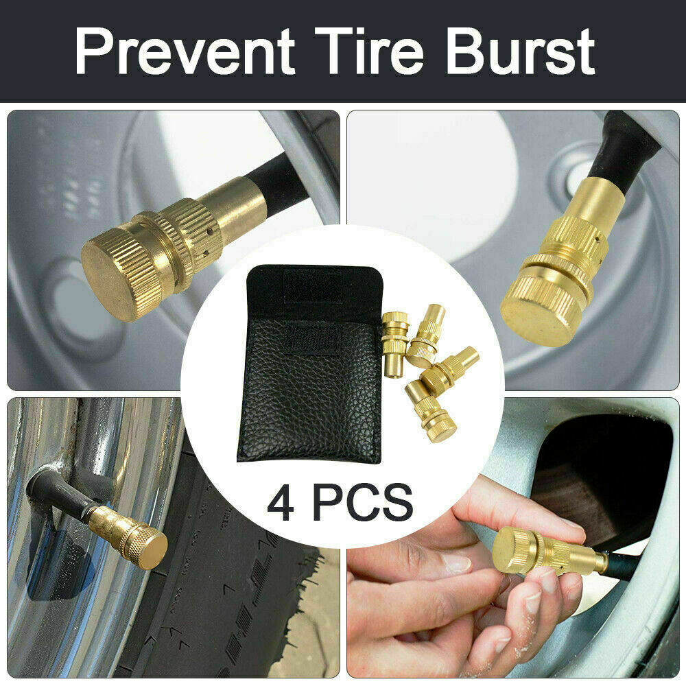 X-BULL Tyre Deflators tyre Automatic 4WD Pressure Gauge 4 Brass Deflator