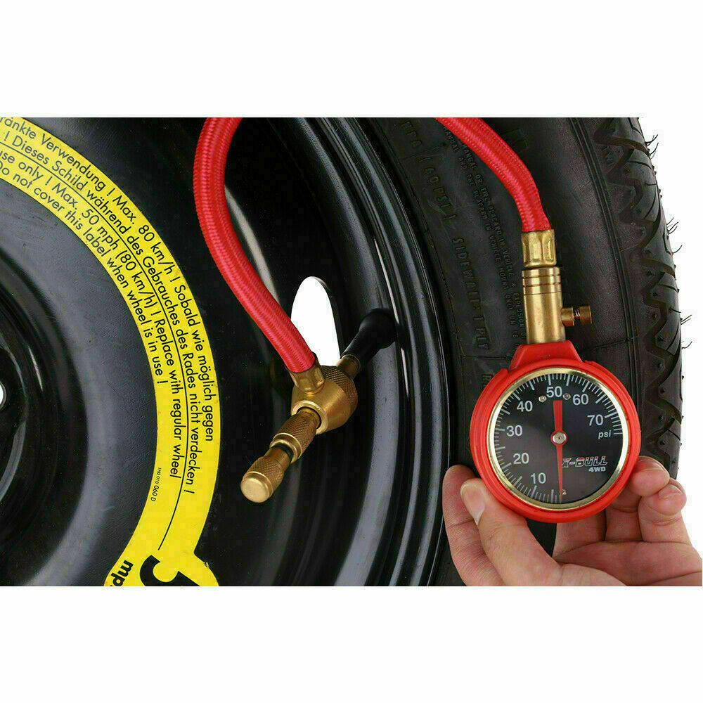 X-BULL Tyre Deflator tyre Air Deflators Rapid With Pressure Gauge Valve Tool 4WD