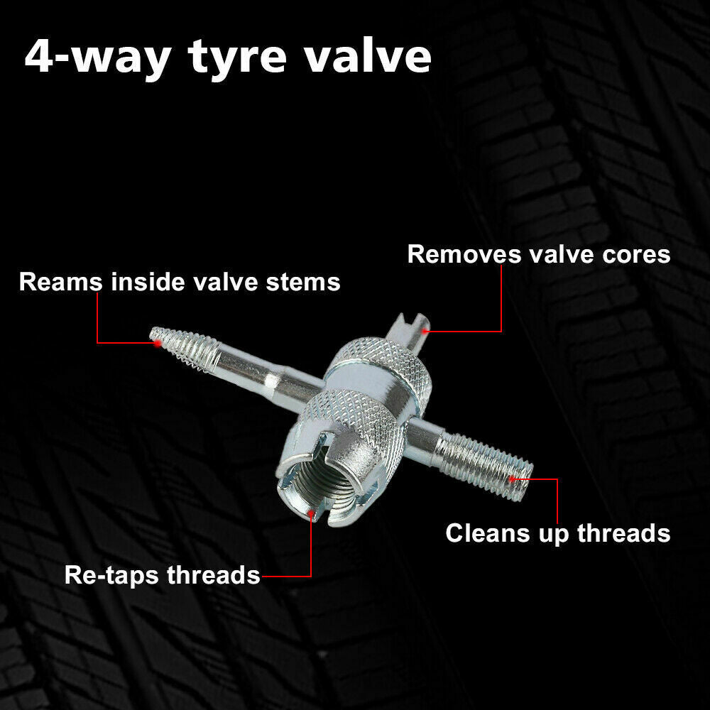 X-BULL Tyre Deflator tyre Air Deflators Rapid With Pressure Gauge Valve Tool 4WD