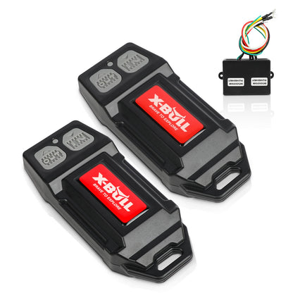 X-BULL 12V Winch Remote Control Winch Relay Solenoid Twin Handset Easy to Install