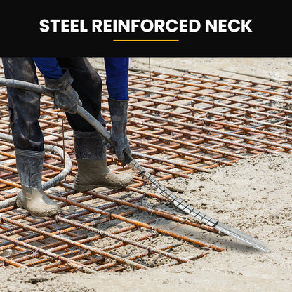 BAUMR-AG CVS386 6 Metre x 38mm Concrete Vibrating Shaft, Australian Standard 3-Claw Drive Coupler