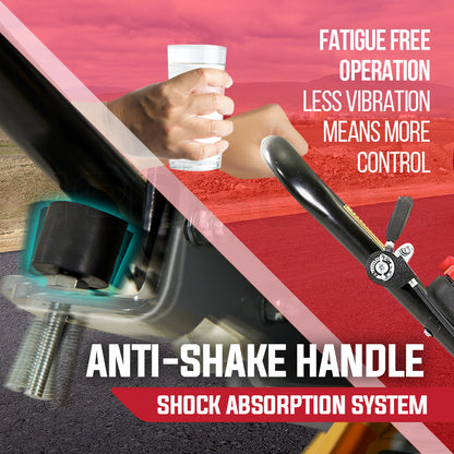 BAUMR-AG 111kg 400x545mm 7.0HP Plate Compactor, Sprinkler System (BCX-800)