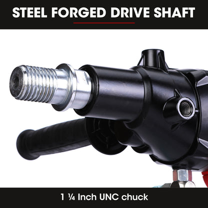 BAUMR-AG 1800W 120mm Handheld Core Drill & 76mm Diamond Drill Bit Combo, for Concrete Coring Hole Drilling
