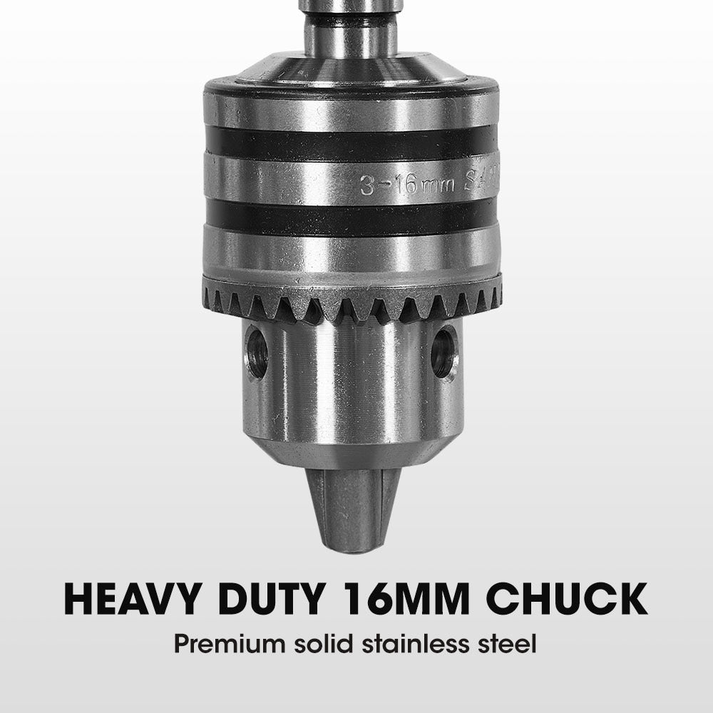 Baumr-AG 600W 12" Pedestal Floor Drill Press, 16 Speeds, 16mm