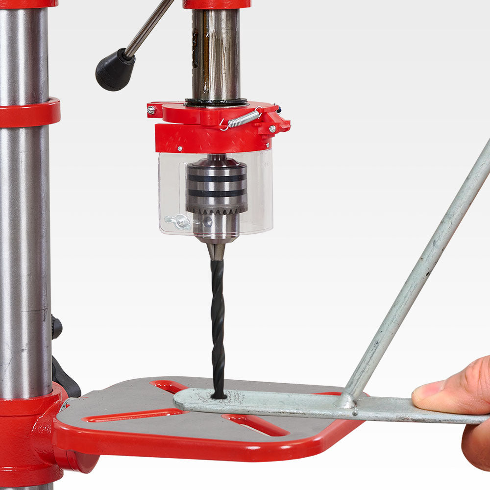 Baumr-AG 600W 12" Pedestal Floor Drill Press, 16 Speeds, 16mm