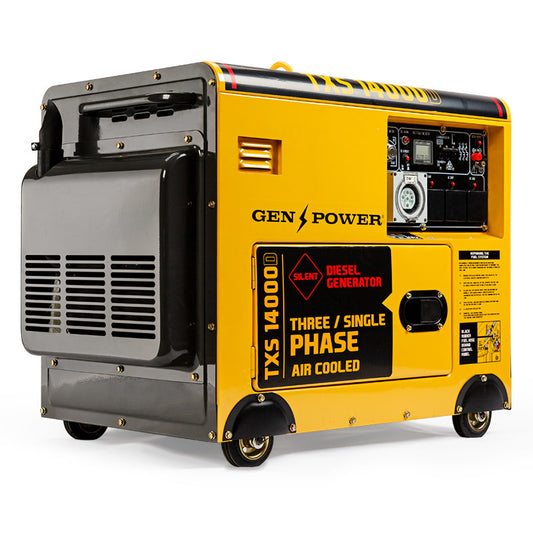 GENPOWER 7kW Peak 5kW Rated Commercial Diesel Generator, Electric Key