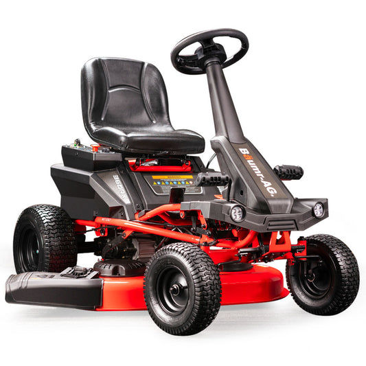 BAUMR-AG 36 Inch 48V Electric Ride On Lawn Mower Brushless Lawnmower - 360RX