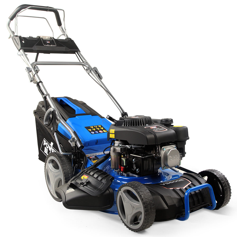 POWERBLADE 175CC 18" Lawn Mower Electric Start Petrol Self-Propelled Lawnmower