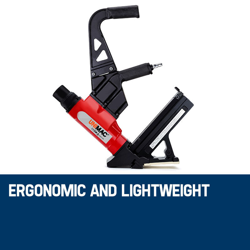 UNIMAC NHF100 37-50mm 16ga Flooring Air Gun Driver, Heavy-Duty Pneumatic
