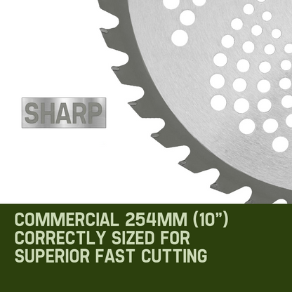 MTM Carbide Tipped 40 Tooth Brush Cutter Blade Whipper Snipper