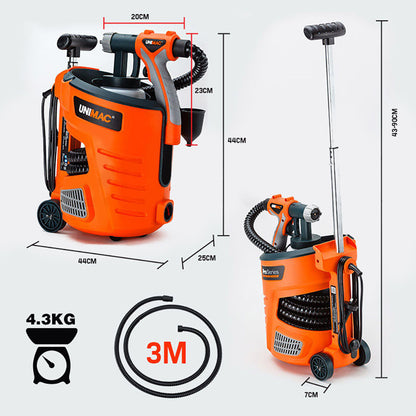 UNIMAC 740W HVLP Electric Paint Sprayer Gun - DIY Spray