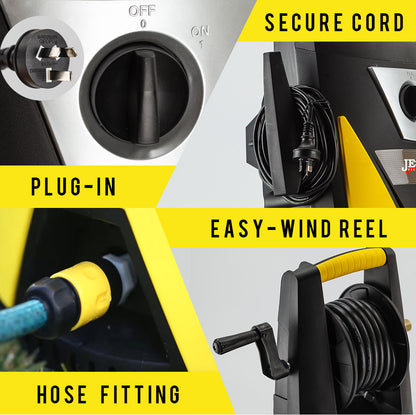 JET-USA 2400W 2400PSI High Pressure Washer Cleaner Electric Adjustable Water