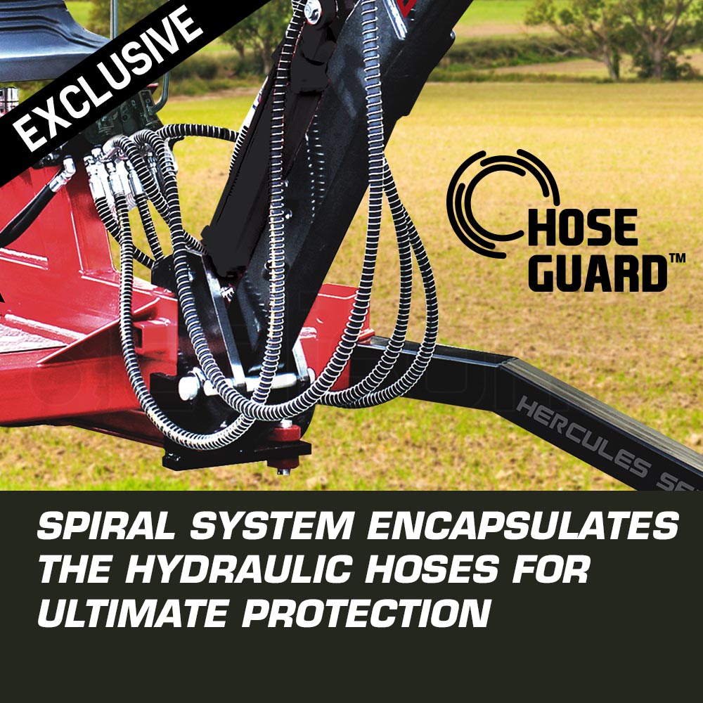 Baumr-AG 9HP Backhoe - Petrol Excavator 4-Stroke Hydraulic Bucket Towable