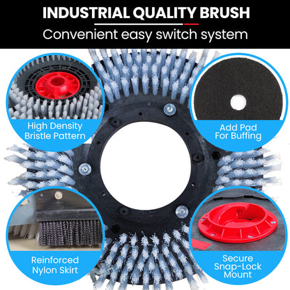 Auch FSP26 Self-Propelled Floor Scrubber & Dryer, 720mm, Battery Powered, Walk Behind, Multi-purpose Commercial Grade Machine