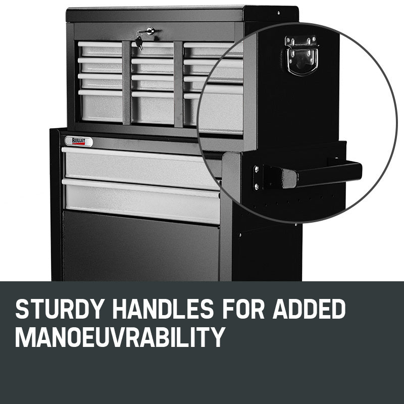 BULLET 8 Drawer Tool Box Cabinet Chest Storage Toolbox Garage