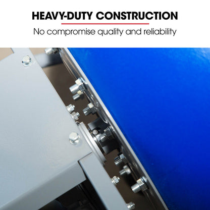 BAUMR-AG 100L Portable Poly Drum Cement Concrete Mixer, Ultra-Light 36kg, 16 Inch Tyres, Electric Direct Drive Motor