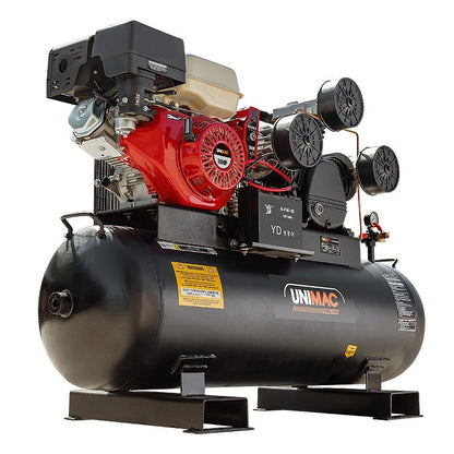 UNIMAC 18HP Industrial Petrol Air Compressor 115PSI 150L Tank with