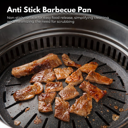 KILIROO Camping Charcoal BBQ Grill – Silver