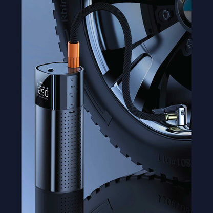 Portable Tyre Inflator - Rechargeable Car Bike tyre Air Pump Compressor