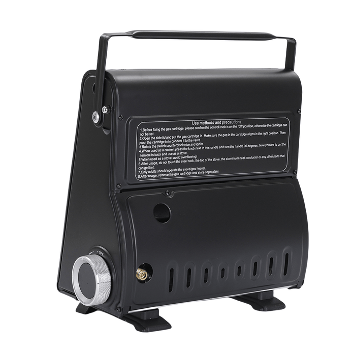 2-in-1 Portable Outdoor Camping Butane Gas Heater Stove 1700W
