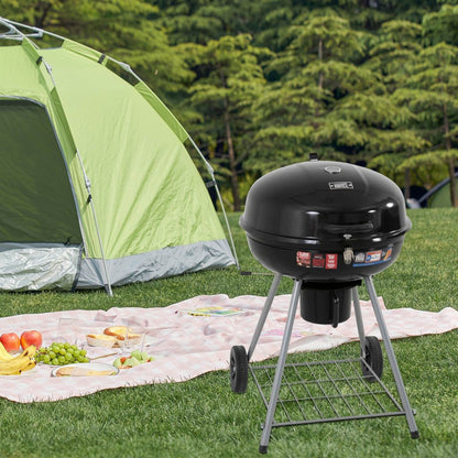 Portable Charcoal BBQ Smoker Roaster