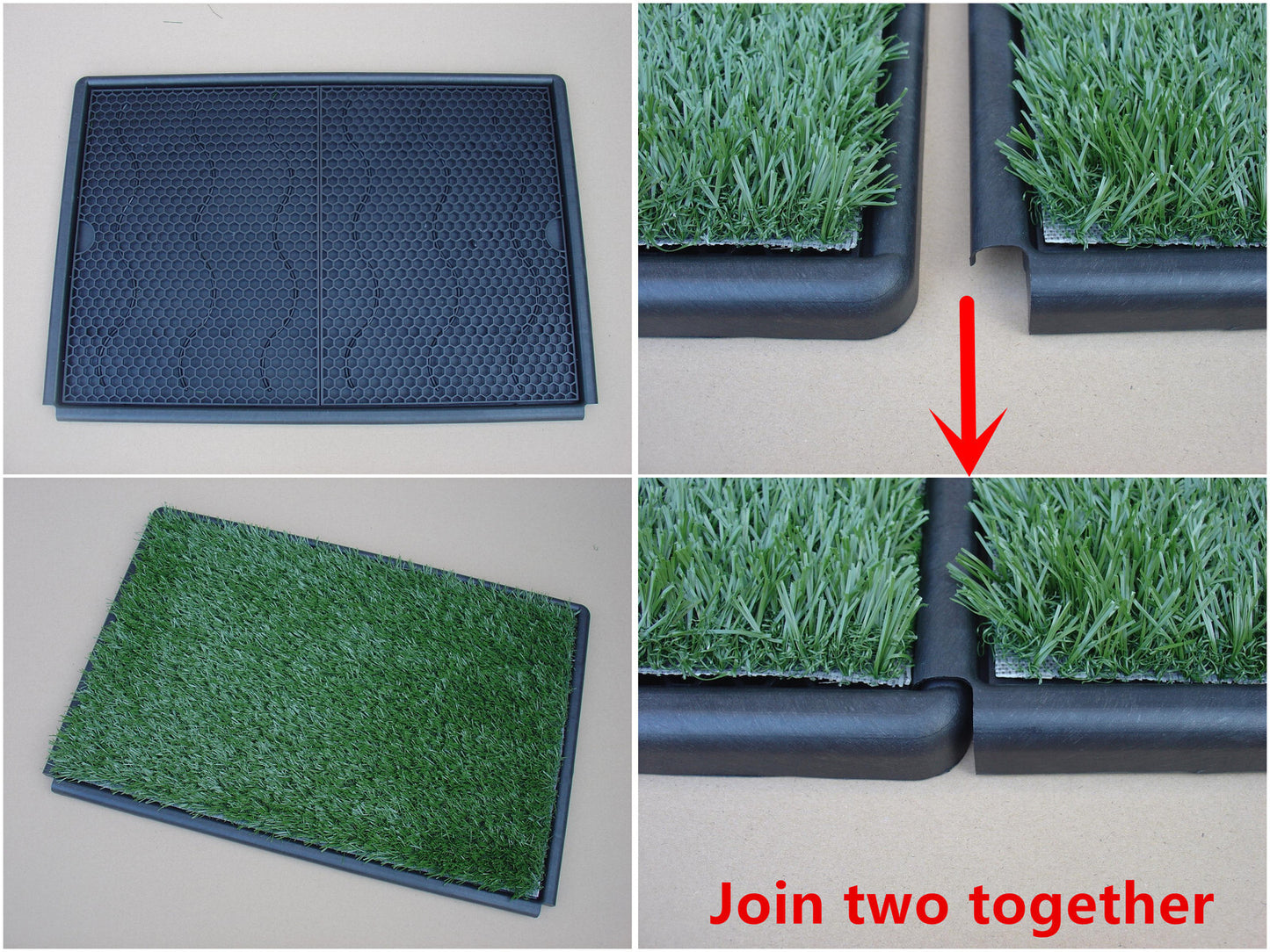 YES4PETS Indoor Dog Puppy Toilet Grass Potty Training Mat Loo Pad 126Â x 63Â cm